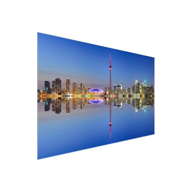 Quadros modernos Toronto City Skyline Before Lake Ontario