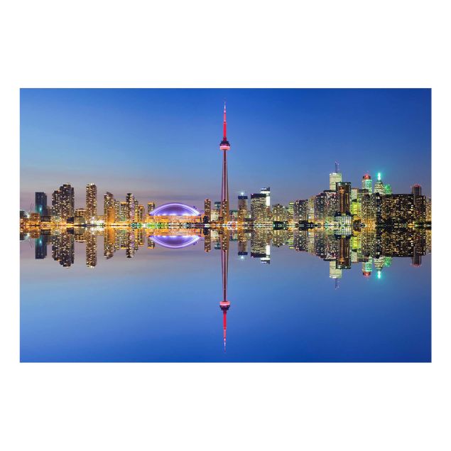 Quadros de Rainer Mirau Toronto City Skyline Before Lake Ontario