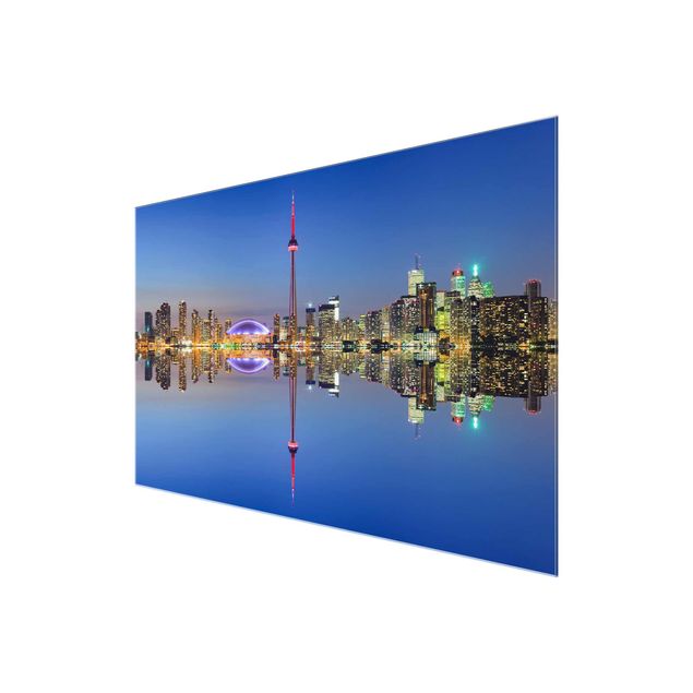 Quadros decorativos Toronto City Skyline Before Lake Ontario