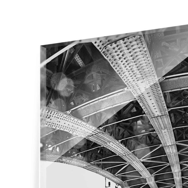 quadro de vidro Under The Iron Bridge