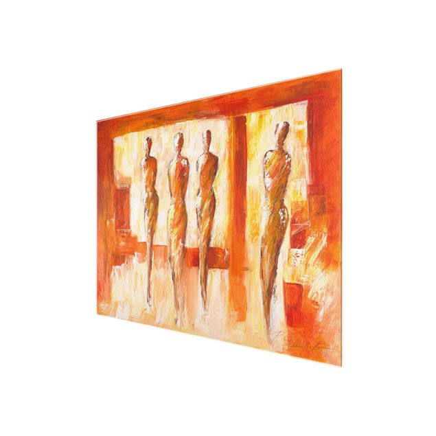 decoração quadros Petra Schüßler - Four Figures In Orange