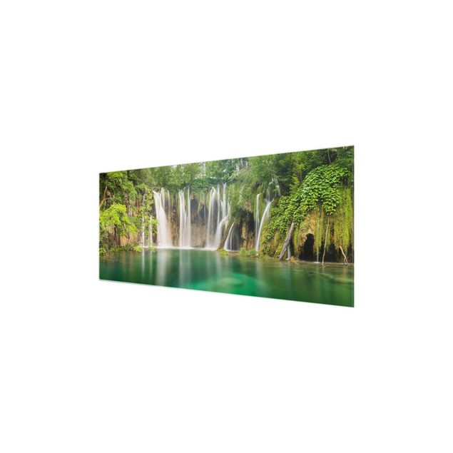 quadro da natureza Waterfall Plitvice Lakes