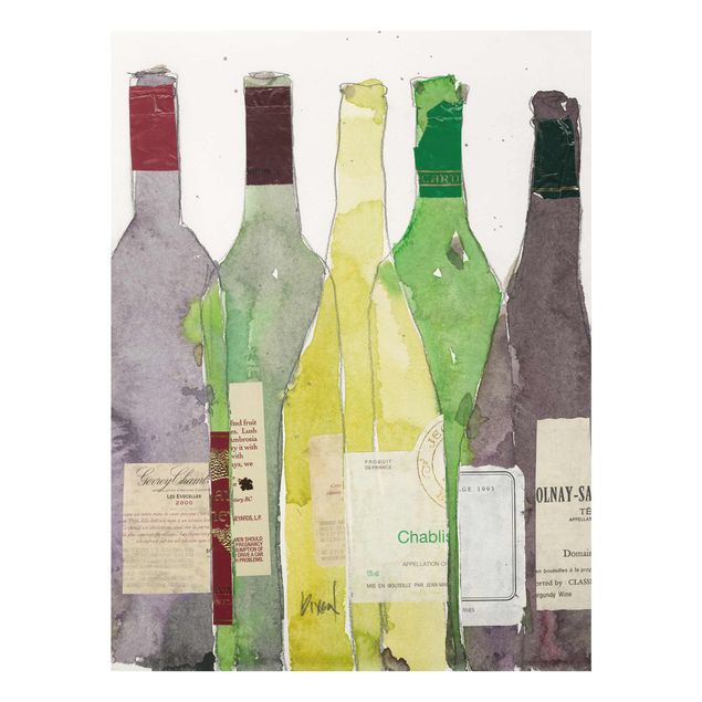 quadro de vidro Wine & Spirits III