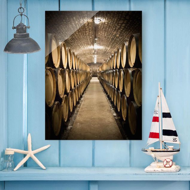 Quadros retro Wine cellar