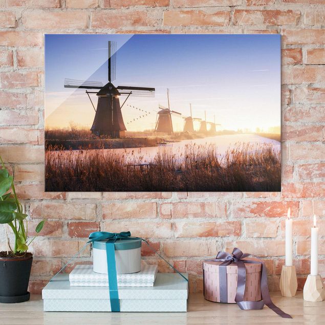 decoraçoes cozinha Windmills Of Kinderdijk