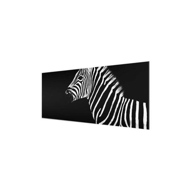 quadros preto e branco para decoração Zebra Safari Art