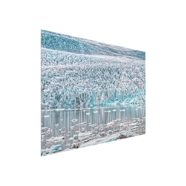 quadro da natureza Glacier On Iceland