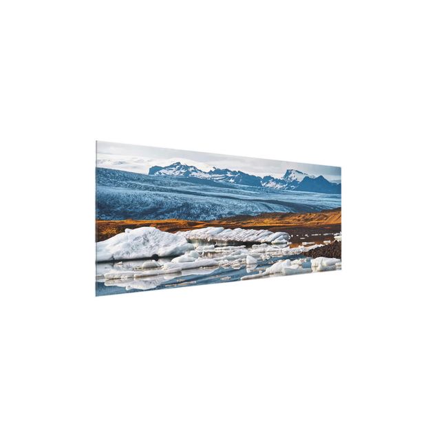 quadro com paisagens Glacier Lagoon