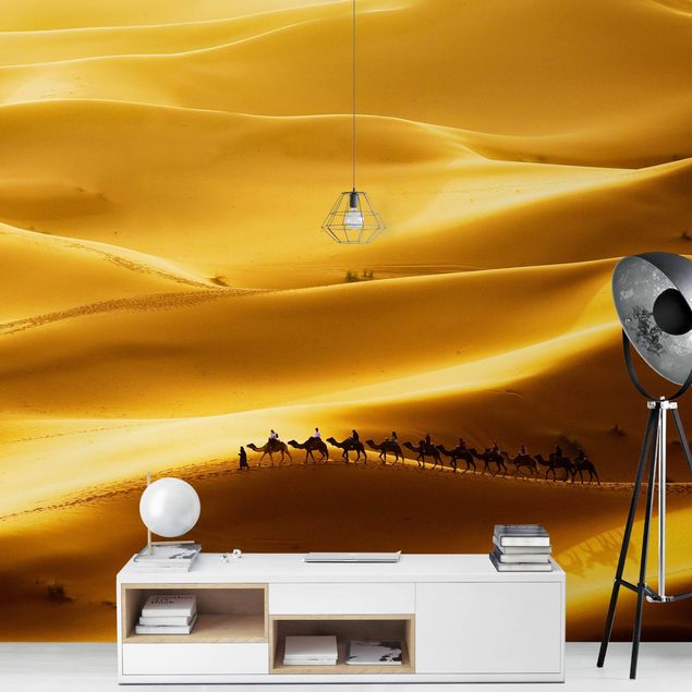 papel de parede moderno Golden Dunes