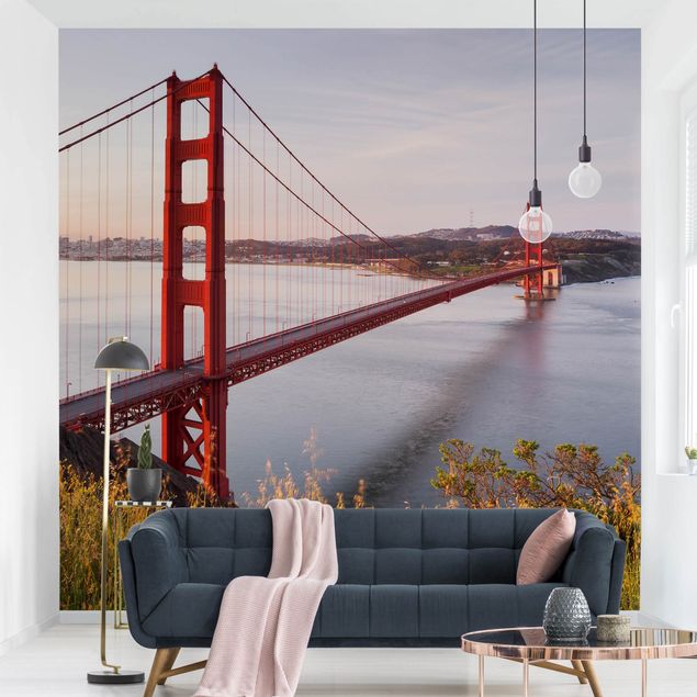papel de parede moderno Golden Gate Bridge In San Francisco