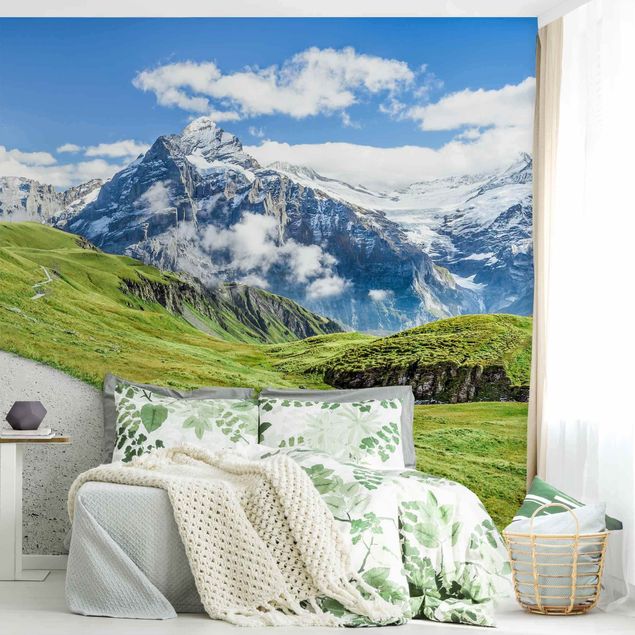 Papel de parede montanhas Grindelwald Panorama