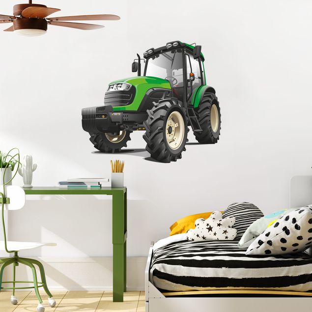 decoração para quartos infantis Big green tractor