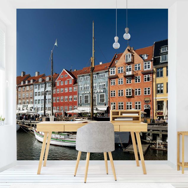 papel de parede moderno Port In Copenhagen