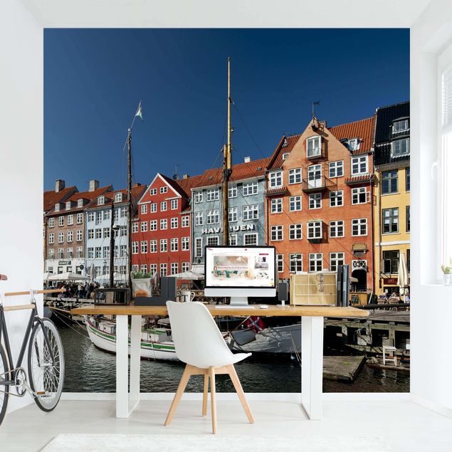 Papel de parede cidades Port In Copenhagen