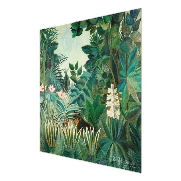 Quadros florais Henri Rousseau - The Equatorial Jungle