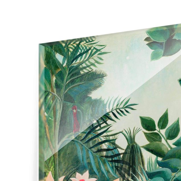 quadros de flores Henri Rousseau - The Equatorial Jungle