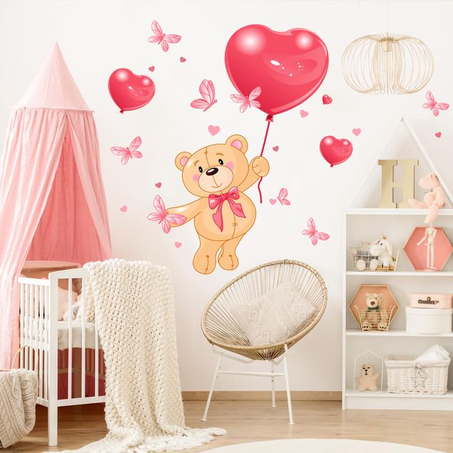 Decoração para quarto infantil Heart Teddy