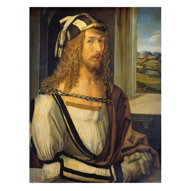 Quadros retratos Albrecht Dürer - Self-portrait at 26