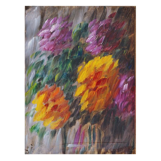 quadros de flores Alexej von Jawlensky - Chrysanthemums in the Storm