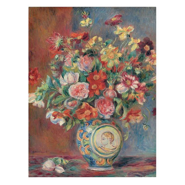 Quadros florais Auguste Renoir - Flower vase