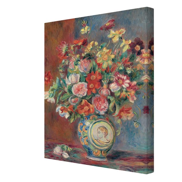 quadro com flores Auguste Renoir - Flower vase