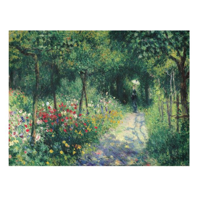 Telas decorativas réplicas de quadros famosos Auguste Renoir - Women In A Garden