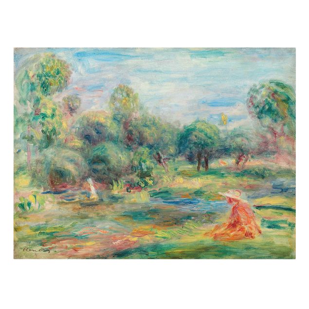 quadro com paisagens Auguste Renoir - Landscape At Cagnes
