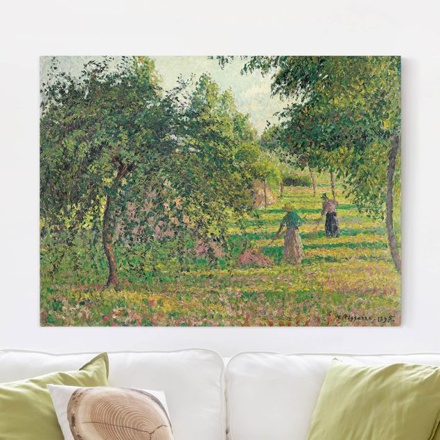 decoraçao para parede de cozinha Camille Pissarro - Apple Trees And Tedders, Eragny