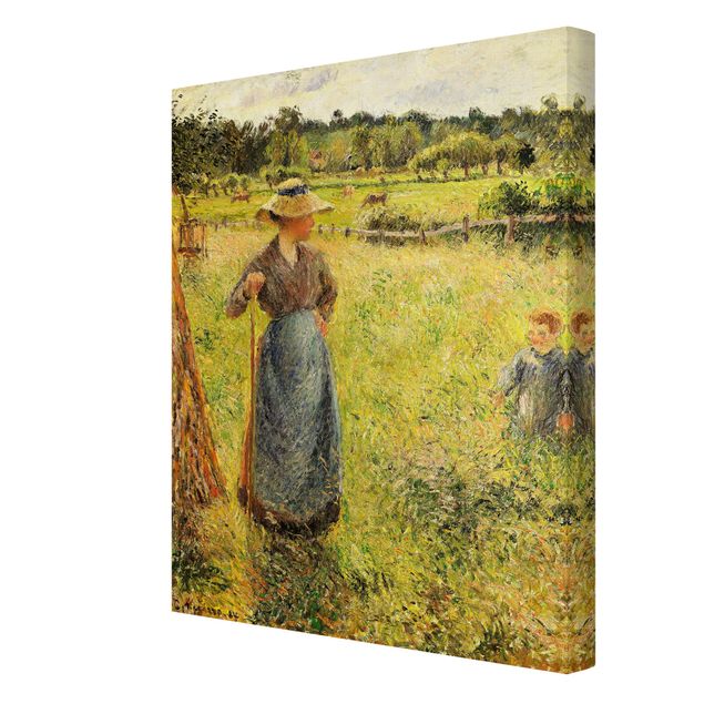 Quadros por movimento artístico Camille Pissarro - The Haymaker