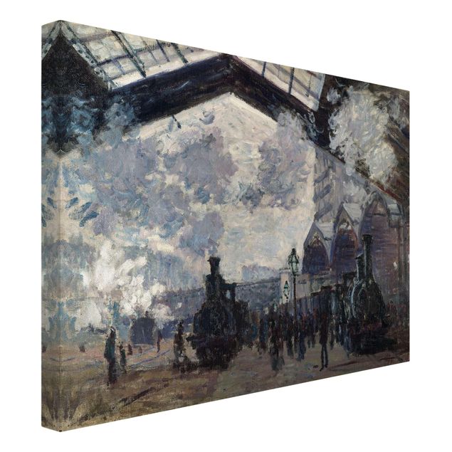 Quadros por movimento artístico Claude Monet - Gare Saint Lazare