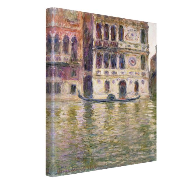 Telas decorativas cidades e paisagens urbanas Claude Monet - The Palazzo Dario