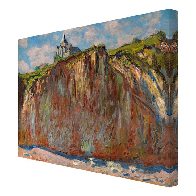 Quadros paisagens Claude Monet - The Church Of Varengeville In The Morning Light