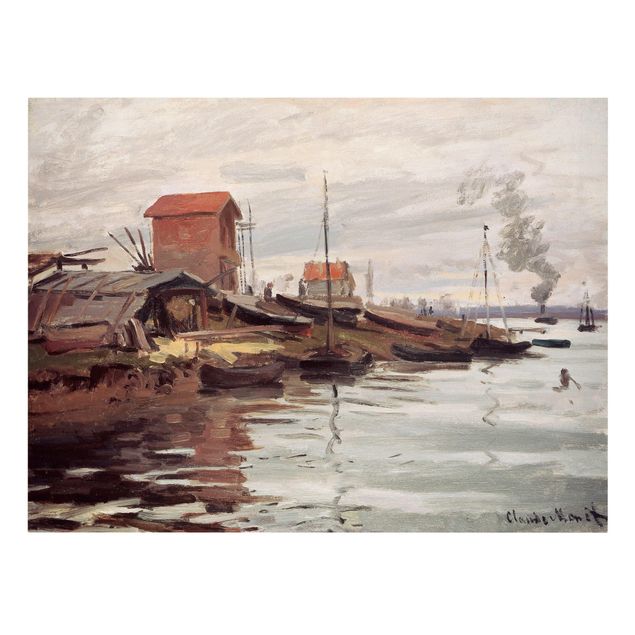 Quadros praia Claude Monet - The Seine At Petit-Gennevilliers