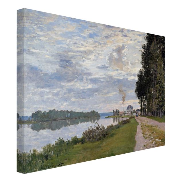 Quadros paisagens Claude Monet - The Waterfront At Argenteuil