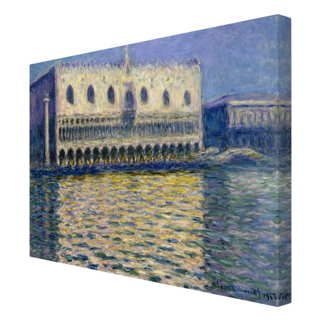 Telas decorativas cidades e paisagens urbanas Claude Monet - The Palazzo Ducale