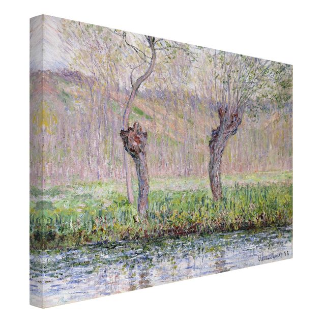 Quadros árvores Claude Monet - Willow Trees Spring