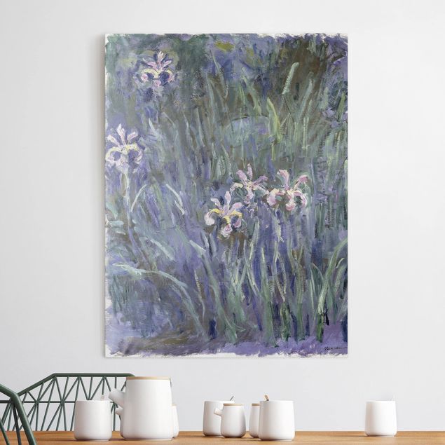 decoraçao para parede de cozinha Claude Monet - Iris