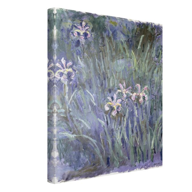 Telas decorativas flores Claude Monet - Iris