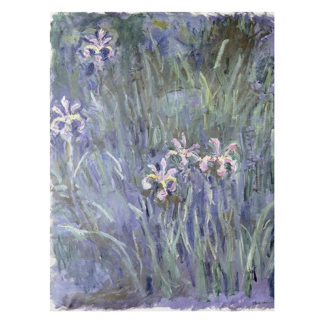 Quadros florais Claude Monet - Iris
