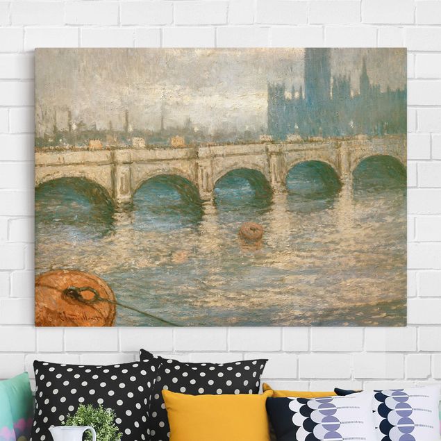 decoraçoes cozinha Claude Monet - Thames Bridge And Parliament Building In London