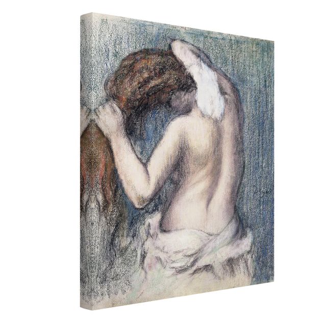 Quadros atos e eróticos Edgar Degas - Woman Wiping