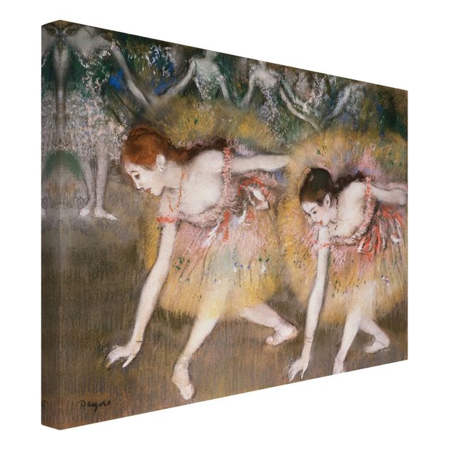 Quadros por movimento artístico Edgar Degas - Dancers Bending Down