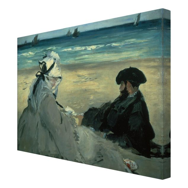quadro de praia Edouard Manet - On The Beach