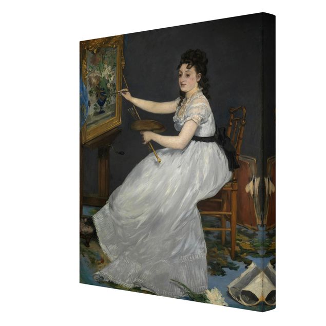 Quadros retratos Edouard Manet - Eva Gonzalès