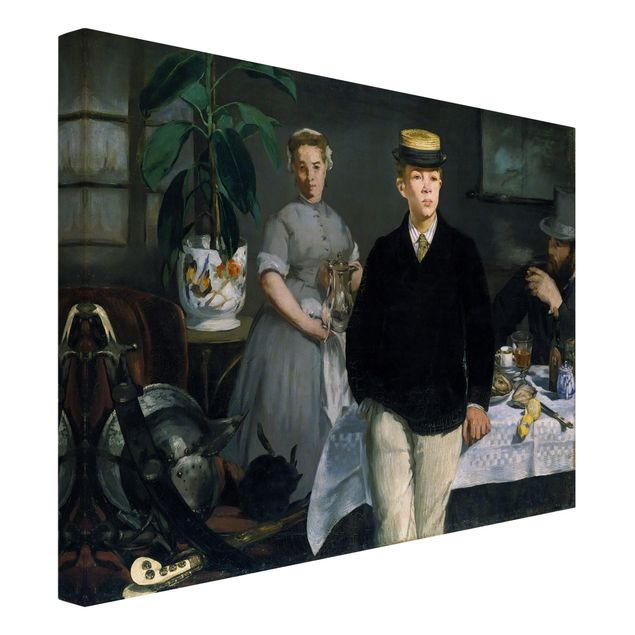 Quadros por movimento artístico Edouard Manet - Luncheon In The Studio