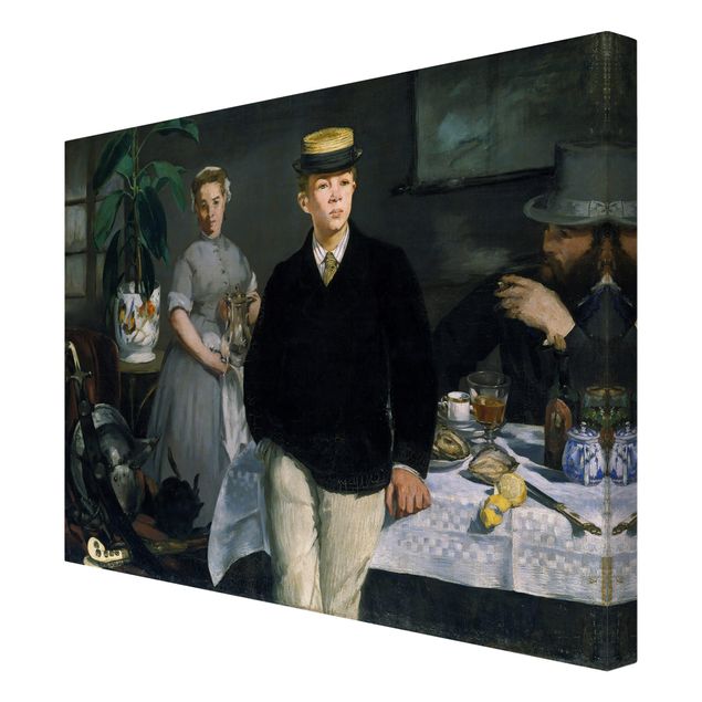 Quadros famosos Edouard Manet - Luncheon In The Studio