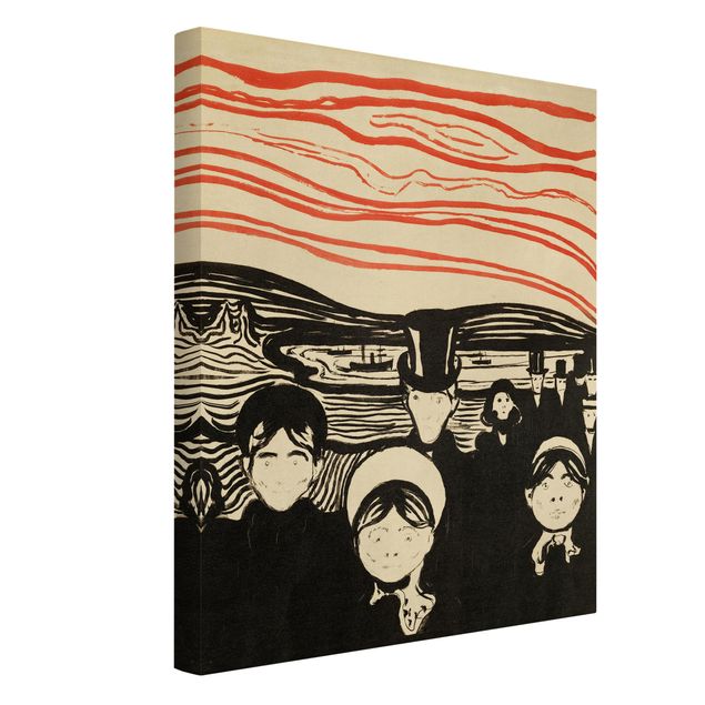 Quadros por movimento artístico Edvard Munch - Anxiety
