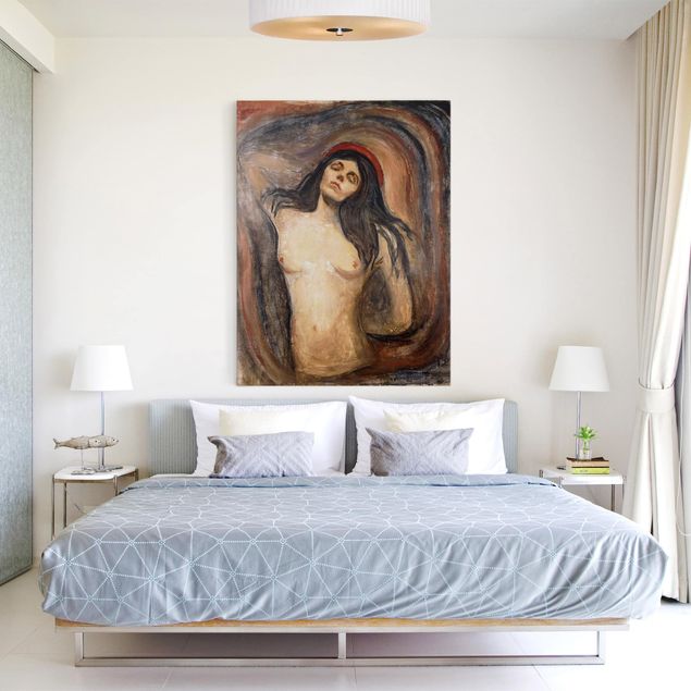 Quadros movimento artístico Pós-impressionismo Edvard Munch - Madonna