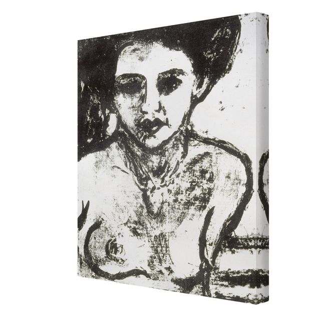 Quadros preto e branco Ernst Ludwig Kirchner - Artist's Child