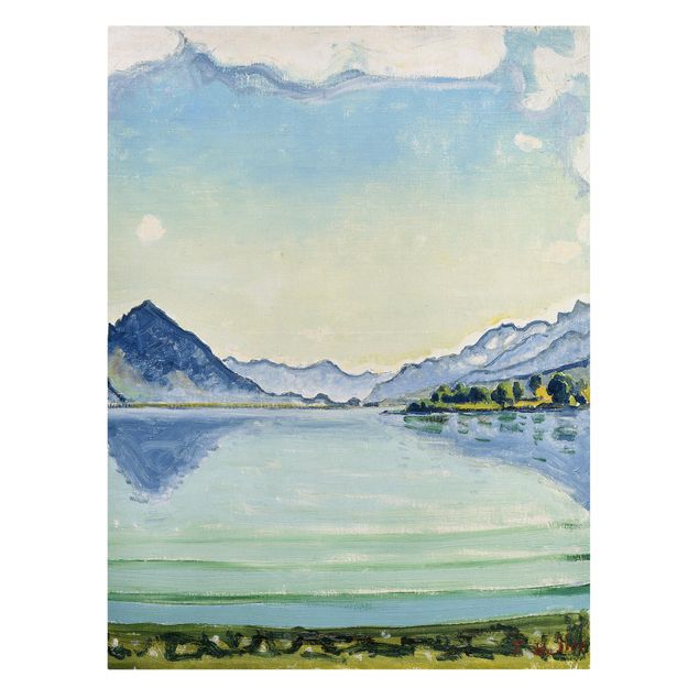 quadro com paisagens Ferdinand Hodler - Thunersee of Leissigen